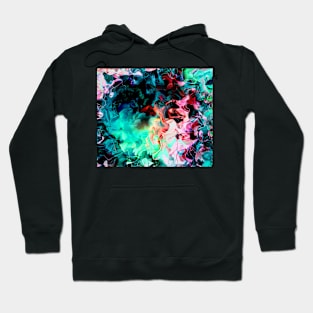 Colored Water Pattern Hoodie